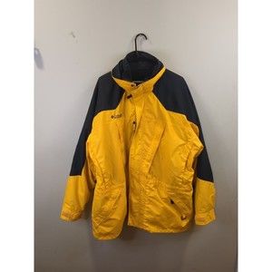 Columbia Jacket Double Whammy Ski Coat Womens xl Snowboarding Winter Yellow